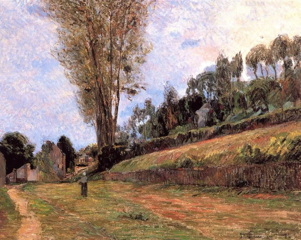 Высококачественная картина маслом изображения на холсте улица в Руане (1884) пол