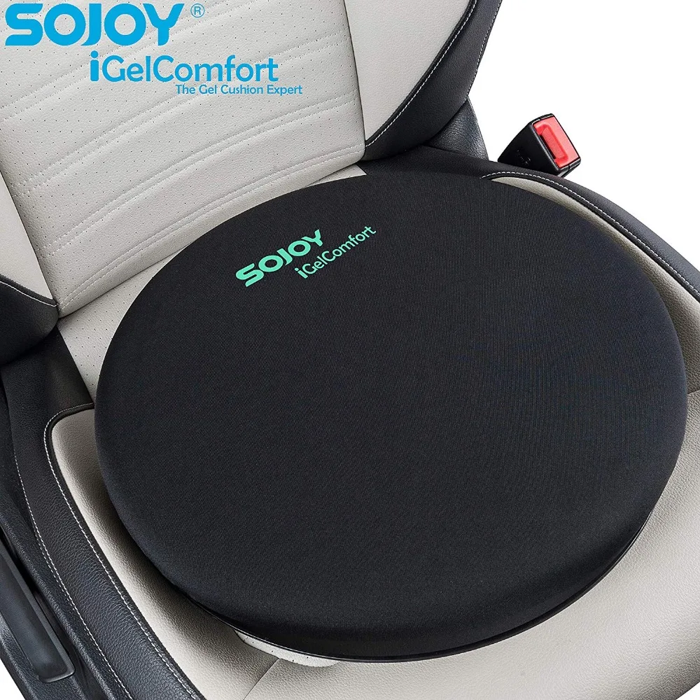Sojoy iGelComfort Deluxe гелевая Поворотная подушка для сиденья с пеной памяти два размера
