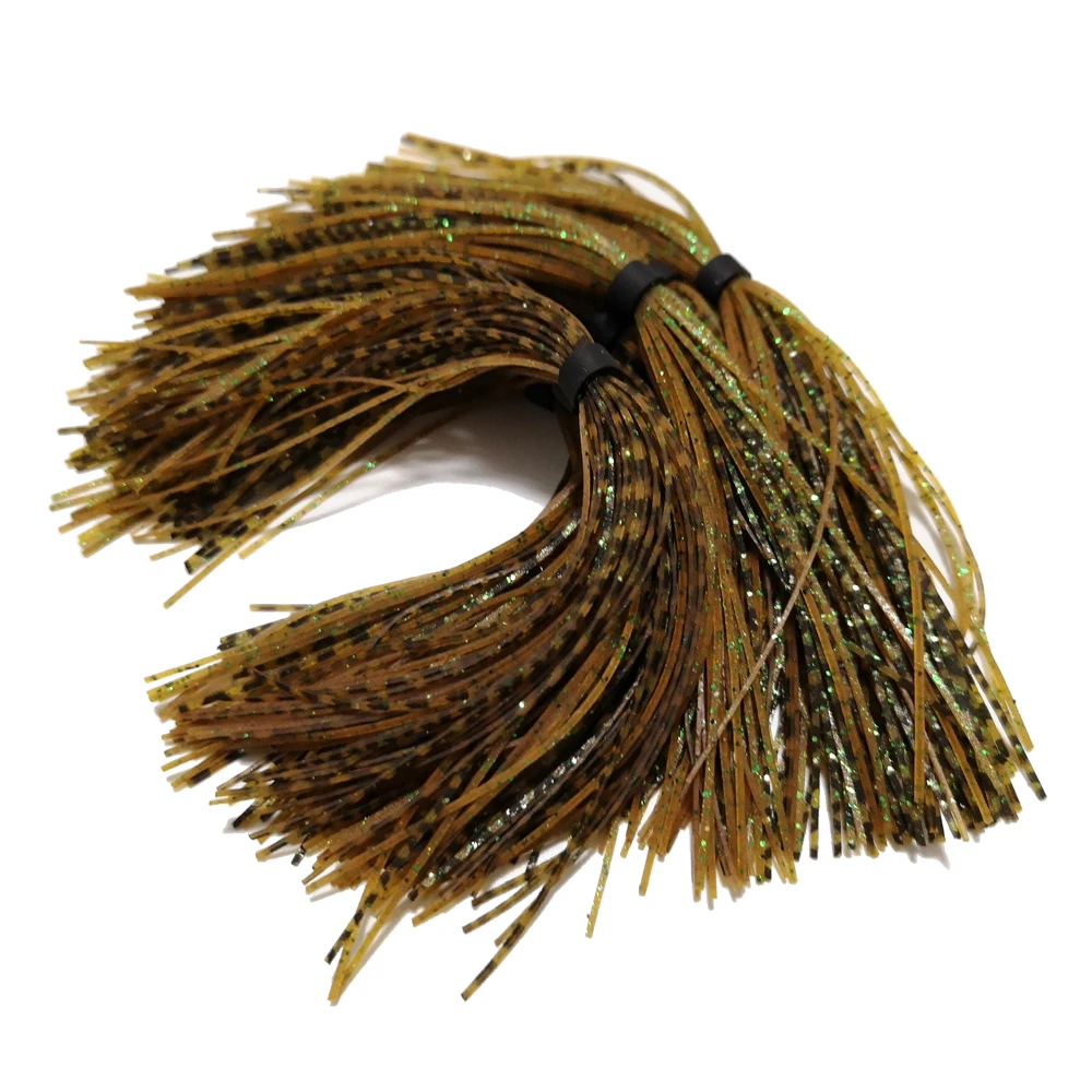 10 пучков SF046 44/49 нитей Силиконовые юбки рыболовные аксессуары DIY Buzzbaits Spinner Buzz Bait