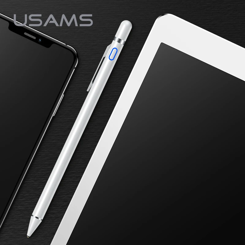 Для apple Pencil USAMS Новый емкостный стилус сенсорный карандаш для ipad 2017/2018 iPhone Samsung с