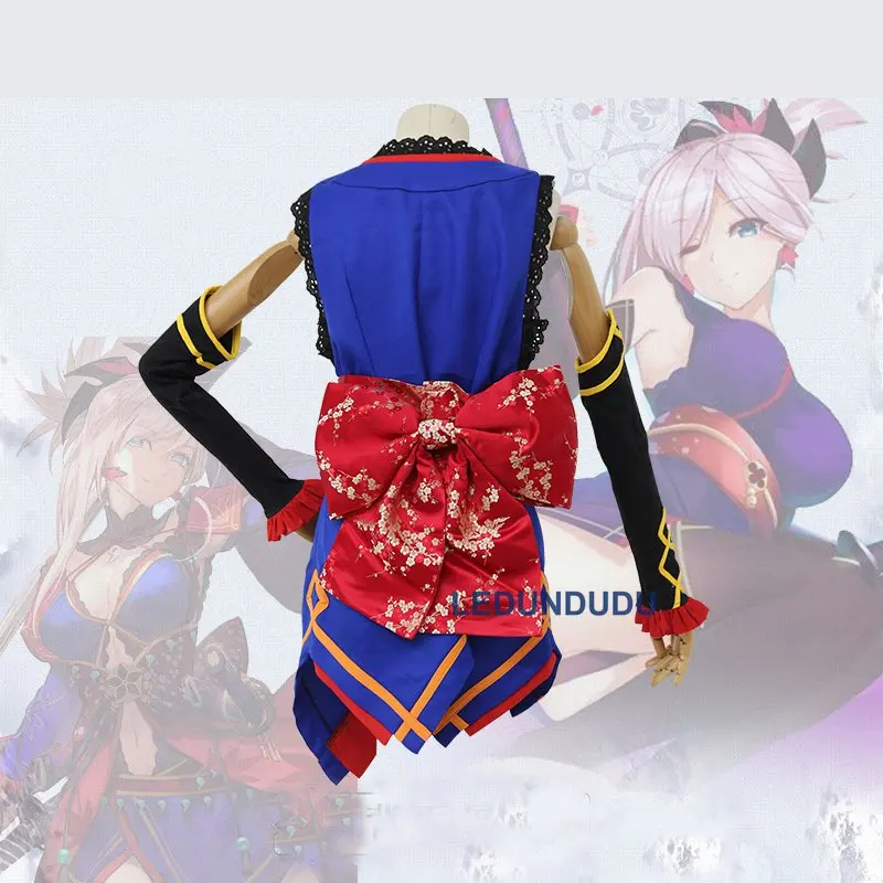 Игра FGO Fate Grand Order Miyamoto Musashi маскарадные костюмы Saber для женщин нарядный наряд