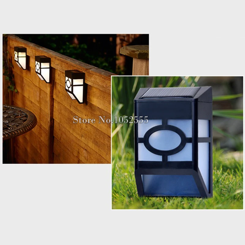 Водонепроницаемые Настенные светильники K145 8 шт./лот|garden wall light|solar lampfence lamp |