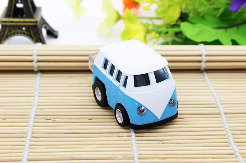 JASTER USB флеш-накопитель 4 ГБ 8 ГБ 16 ГБ 32 г Флешка Автомобильная модель флеш-накопитель классный подарок мультяшная карта памяти подлинный - Цвет: Light blue
