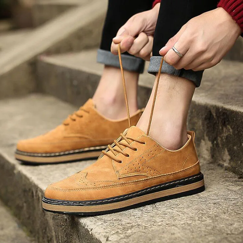 Новинка мужские маленькие туфли в горошек летние кроссовки британском стиле