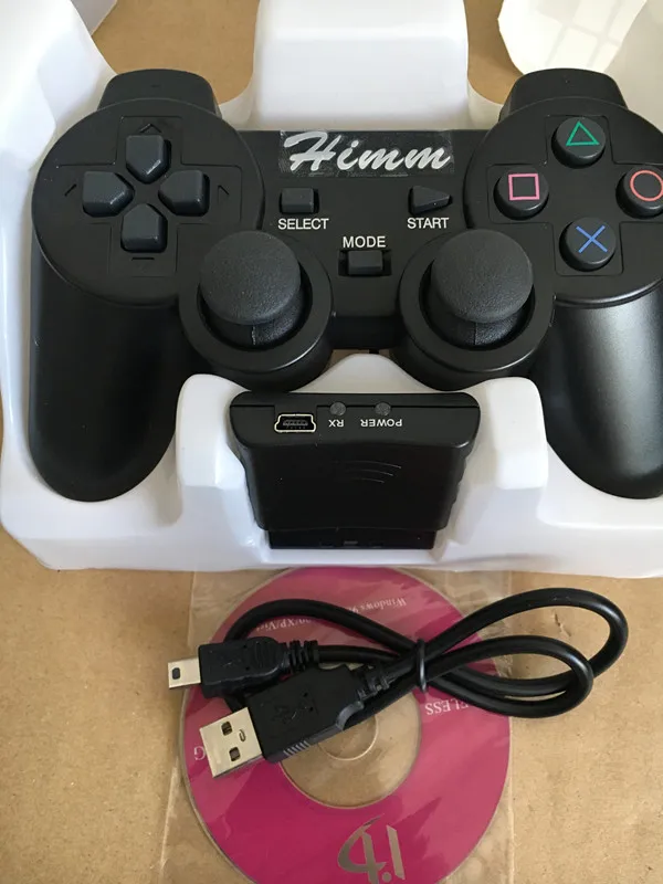 3 в 1 беспроводной 2,4G контроллер геймпад беспроводной контроллер для PS2 PS3 ПК/совместим с Windows 98/ME/2000/XP/Vista