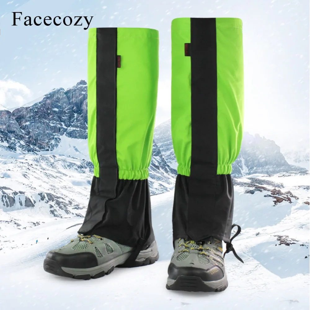 Facecozy Набор для катания на лыжах открытом воздухе Водонепроницаемые Гетры пеших