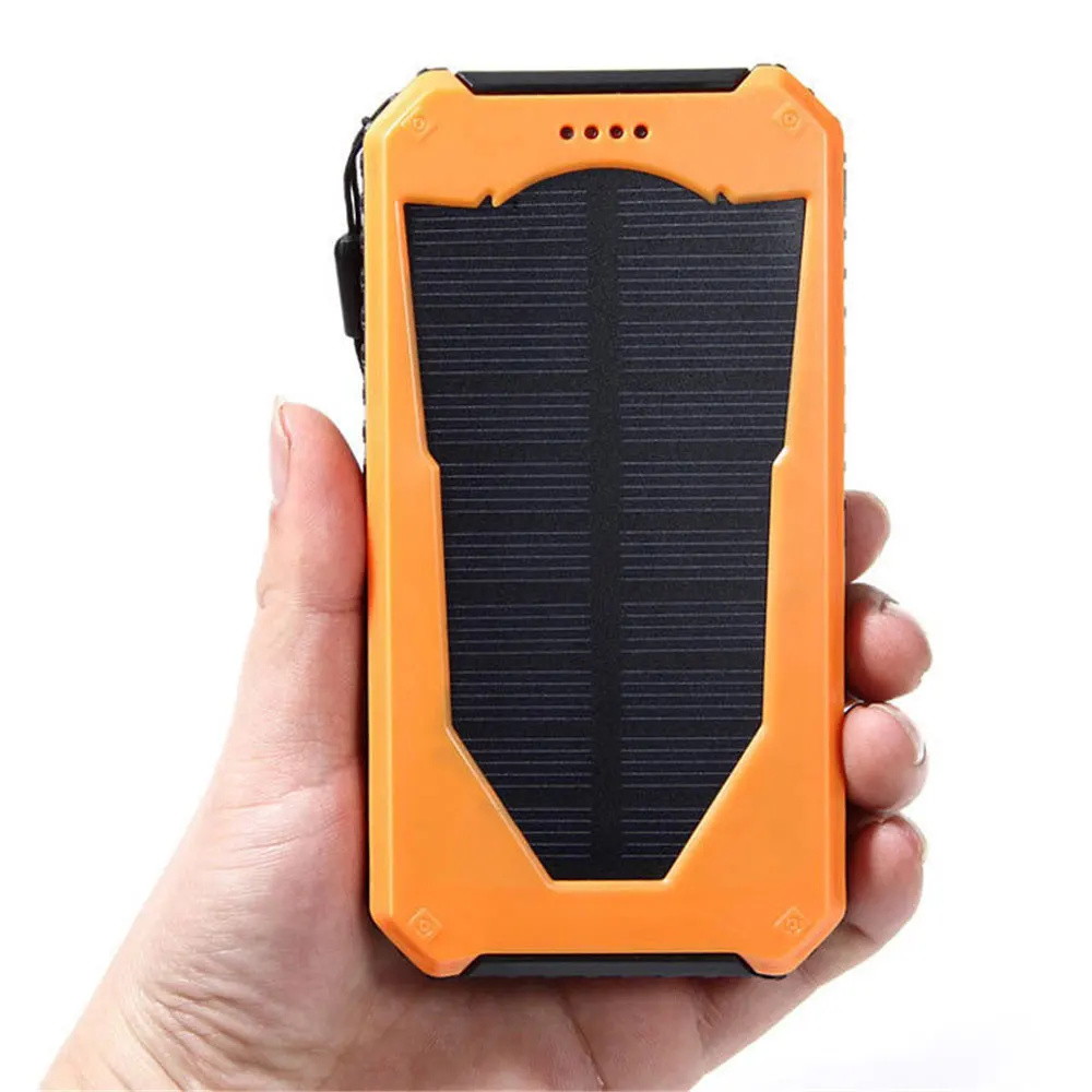 Новый powerbank солнечное power bank 12000 мАч bateria наружный зарядное устройство для iPhone 6 s