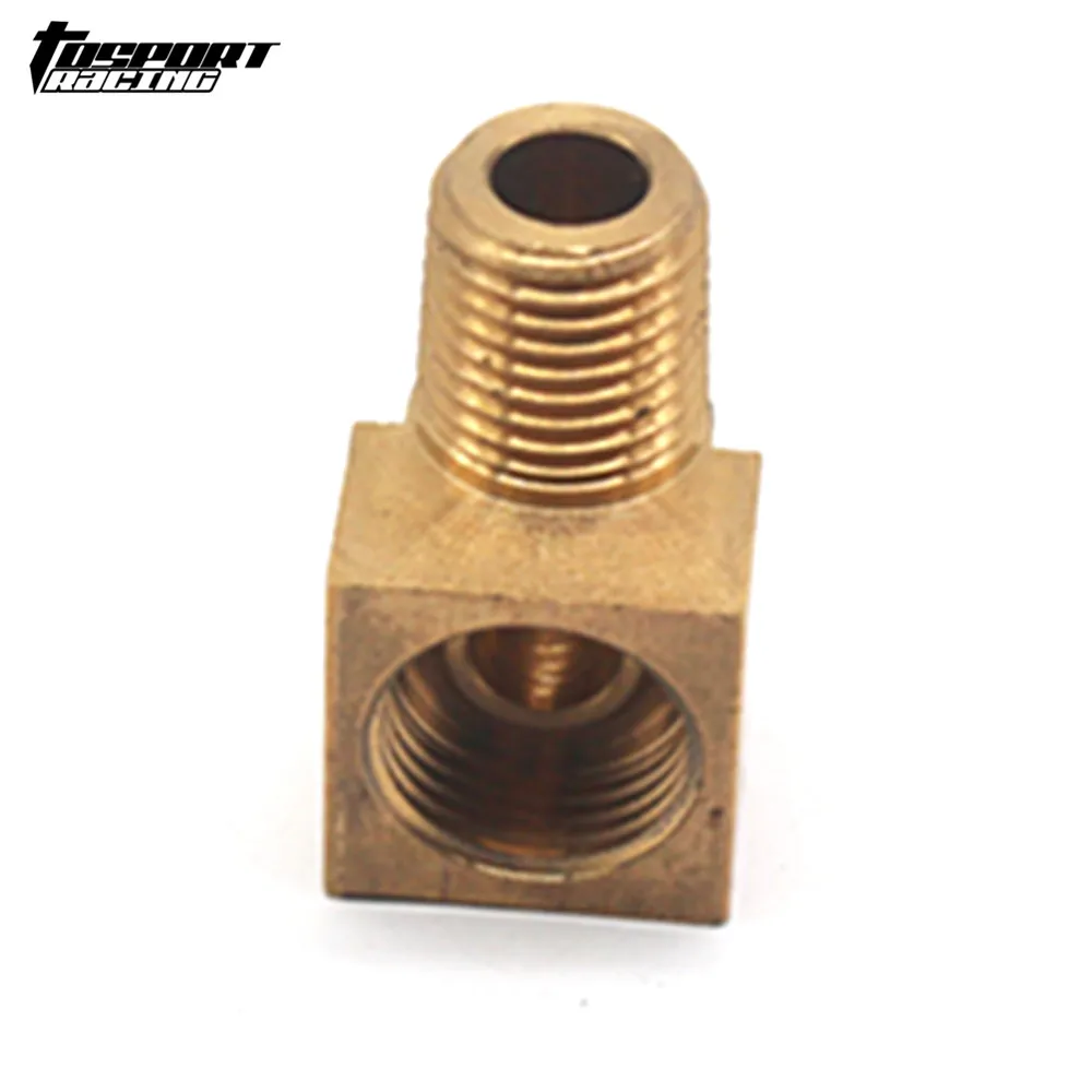 90 градусов 5/8 &quot-18 UNF гнездо до 1/4&quot NPT Мужской Механический датчик температуры