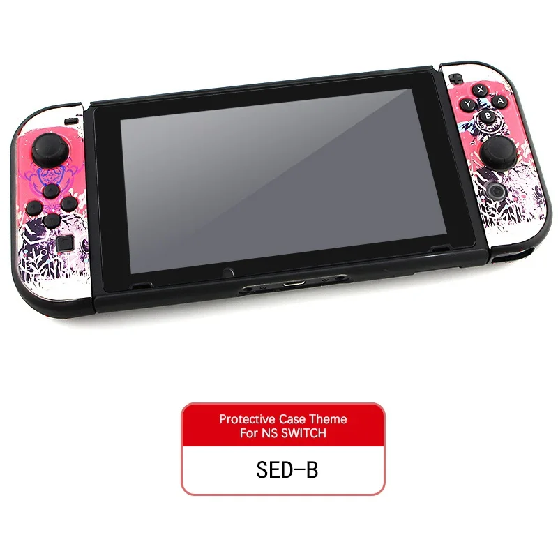 SED-B Пылезащитный Защитный чехол для консольный переключатель Nintendo контроллер текстурированная красный защитный чехол разделены Joy-Con Корпус оболочки - Цвет: SED-B