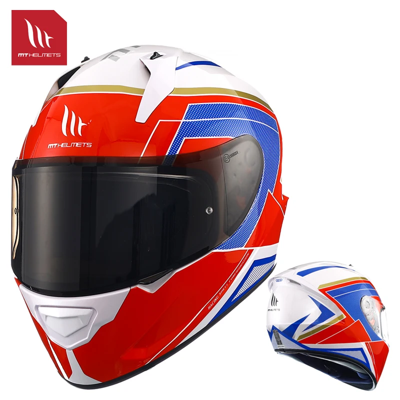Мотоциклетный шлем MT на все лицо для гонок | Автомобили и мотоциклы