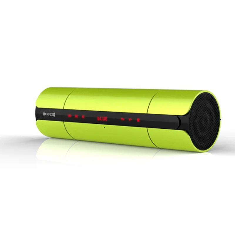 Беспроводной стерео портативный Bluetooth динамик с басами FM радио TF карта USB музыка Aux аудио Саундбар домашний кинотеатр Бумбокс xiom - Цвет: Зеленая трава
