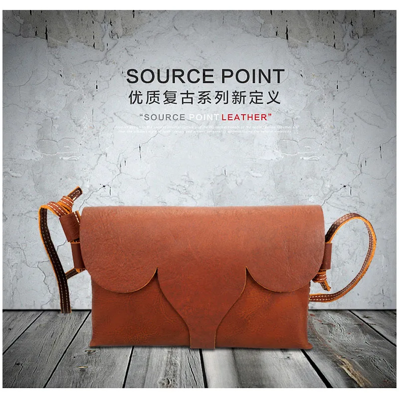 Новый стиль ретро натуральная кожа Женская обертка головной слой Воловья ручная