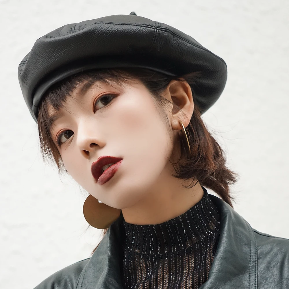 Популярные Модные серьги из титановой стали Золотые круглые серьги-гвоздики ESCA