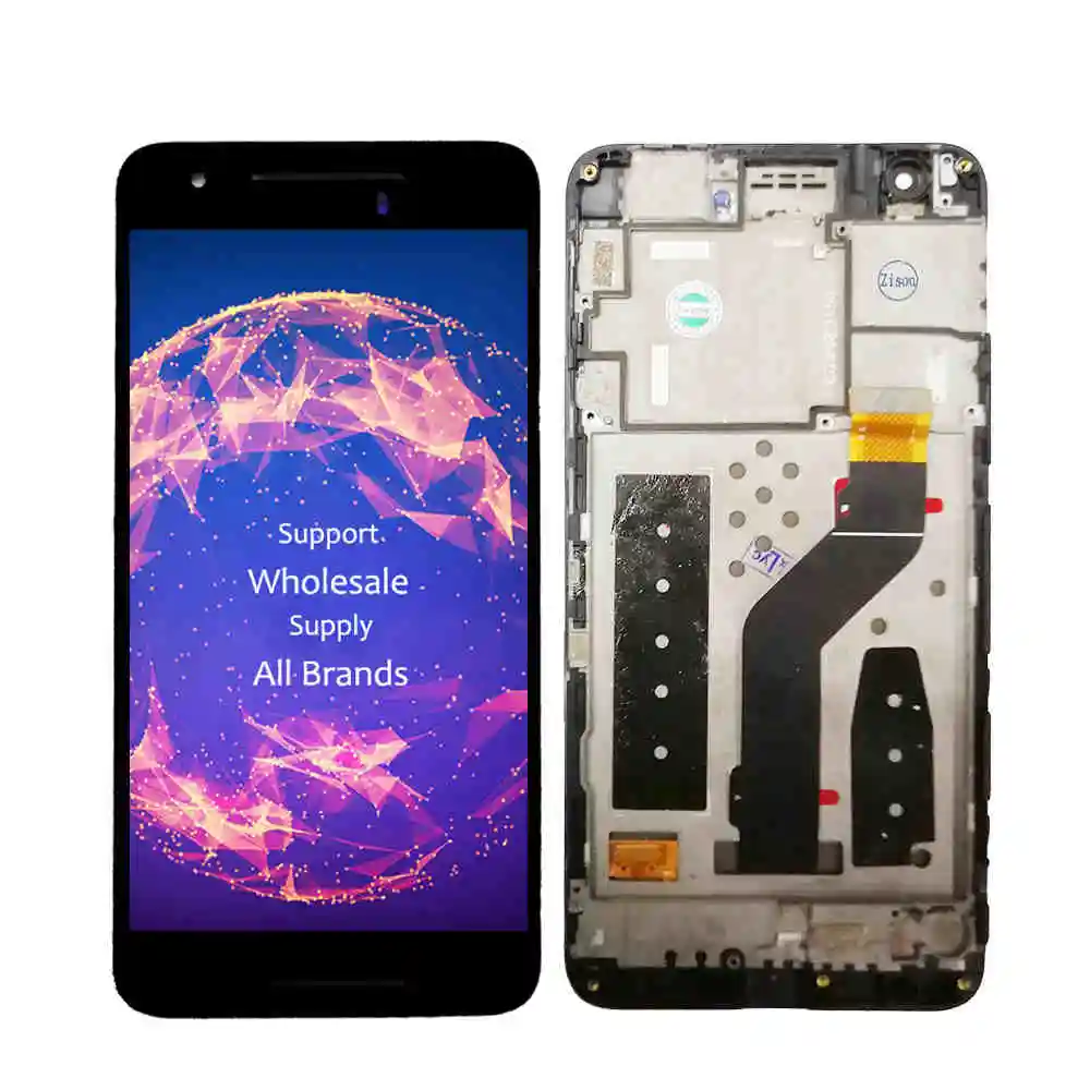 5 7 &quotЖК дисплей с рамкой для Huawei Google Nexus 6P H1511 H1512 сенсорный сенсор дигитайзер