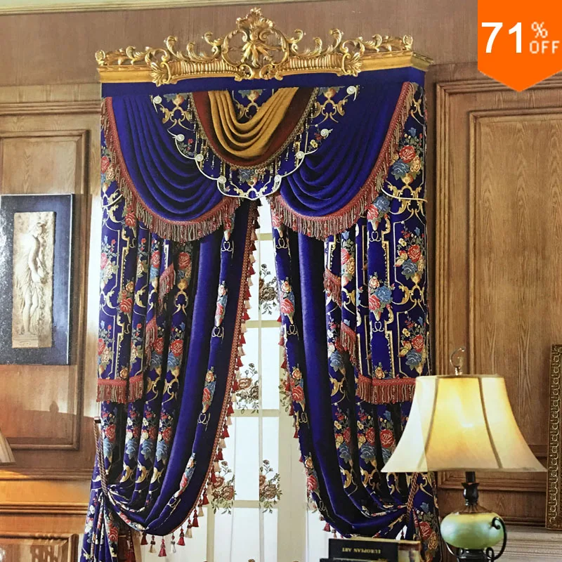 2017 самые роскошные занавески дизайнерские Элегантные Дизайнерские готовые