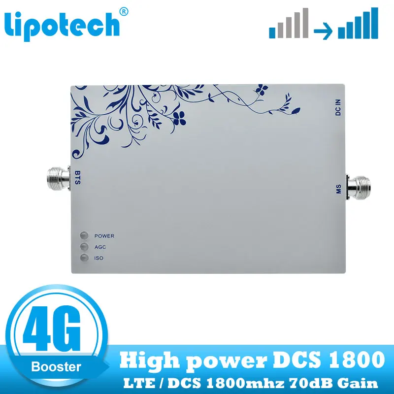 Lintratek 4G GSM DCS 1800 МГц усилитель сигнала сотового телефона с высоким коэффициентом