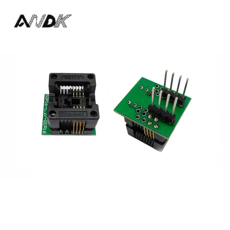 SOP8 SOIC8 SO8 К DIP8 EZ программист разъем шаг 1,27 мм IC ширина корпуса 3,9 мм 150mil IC тестовый адаптер EZ CH341A CH341