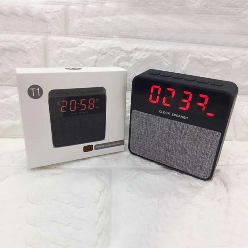 Новинка 2019 модный мини тренд эргономичный дизайн T1 тканевый будильник карта