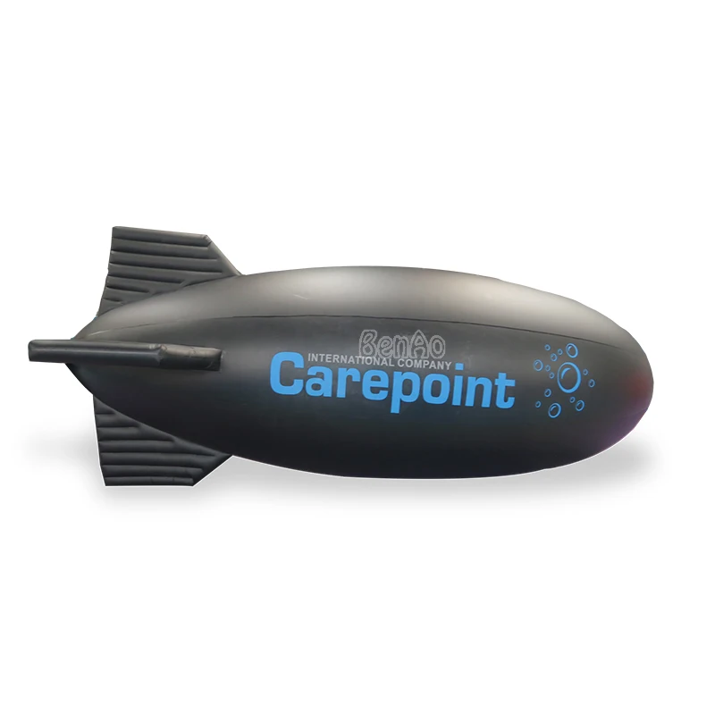 20 футов/6 м Benao AO761 Размер под заказ/логотип/черный Гелиевый шар Zeppelin/26 футов 8 0 18 мм