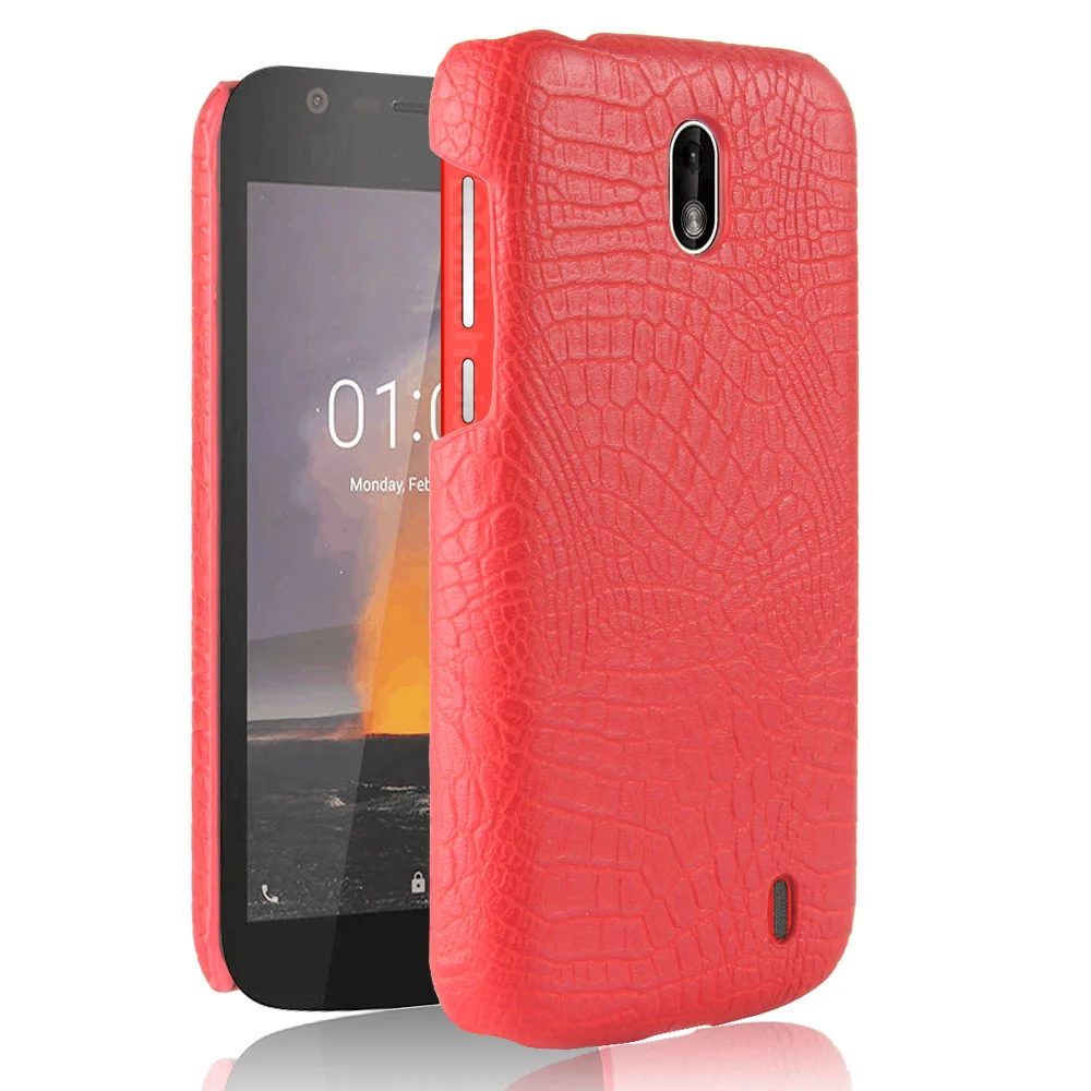 Чехол из крокодиловой кожи для NoKia 1 Роскошный чехол с рисунком противоударный