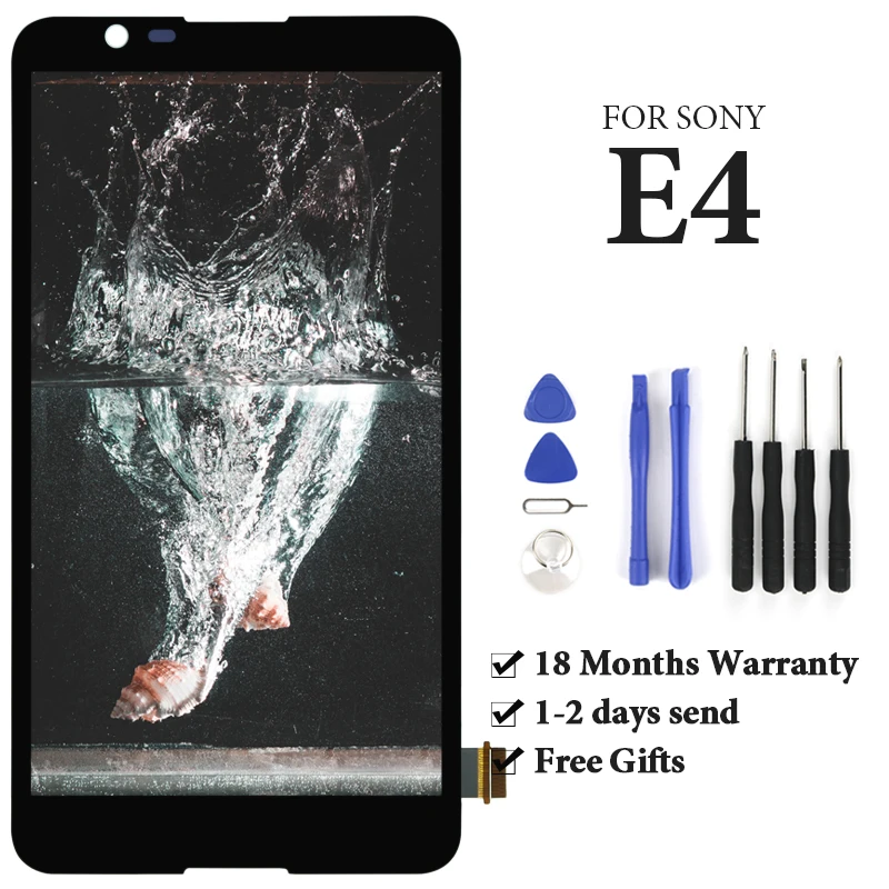 AAA + для Sony Xperia E4 E2104 E2105 E2114 E2115 сенсорный ЖК экран дисплей дигитайзер Запчасти в