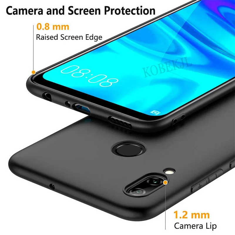 Чехол для Huawei P Smart 2019 мягкая Матовая силиконовая задняя крышка 6 21 дюйма чехол
