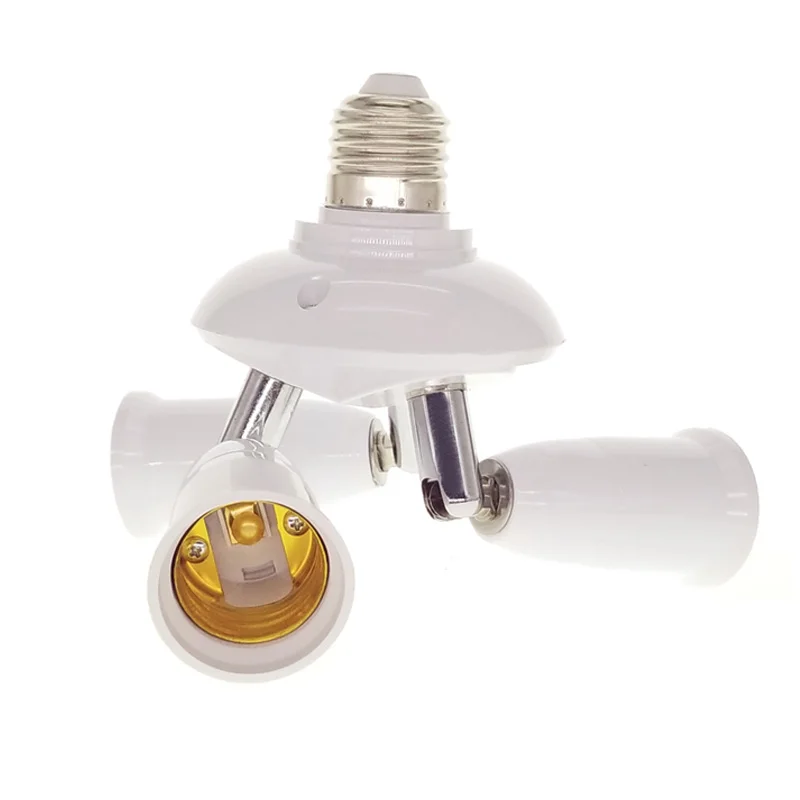

3/4/5 in 1 Socket Splitter E27 To E27 Lamp Base Adapter Converter Flexible Extended Lamp holder for LED Lamp Bulbs
