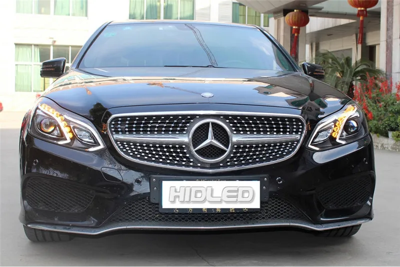 VLAND фабрики для автомобильных фар для Mercedes-Benz класса E80 E200 E260L для светодиодный фары DRL H7 ксеноновых ламп hid фары 35 Вт