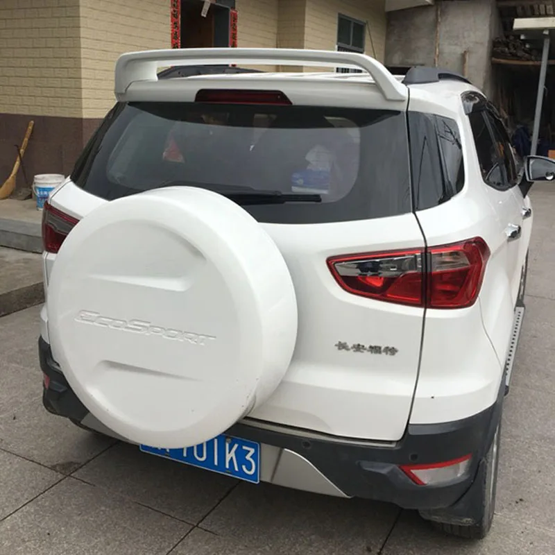 Автомобильный Стайлинг для Ford EcoSport 2013 ABS пластиковый Неокрашенный праймер цвет модифицированный крыло задний спойлер багажника