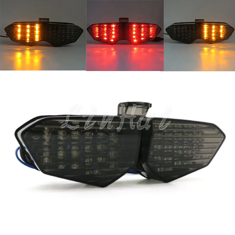 Задний фонарь для мотоцикла с указателями поворота светодиодная лампа подходит