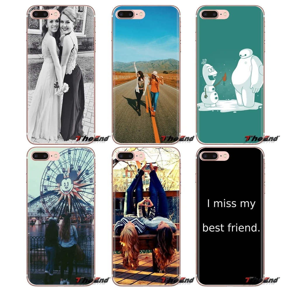 Чехол из ТПУ с узором Best Friends Forever BFF для Xiaomi Mi3 Samsung A10 A30 A40 A50 A60 A70 Galaxy S2 Note 2 Grand Core Prime |