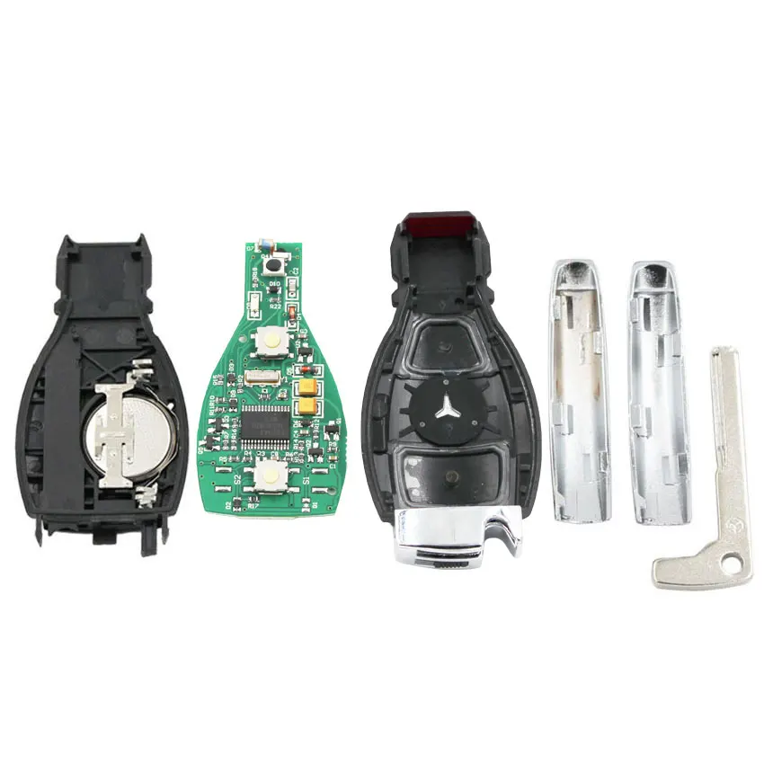 5PCS/LOT Smart Remote Car Key 2 Buttons 315MHz 433mhz for Mercedes-benz 2000+ support BGA/NEC with battery holder keyless entry |