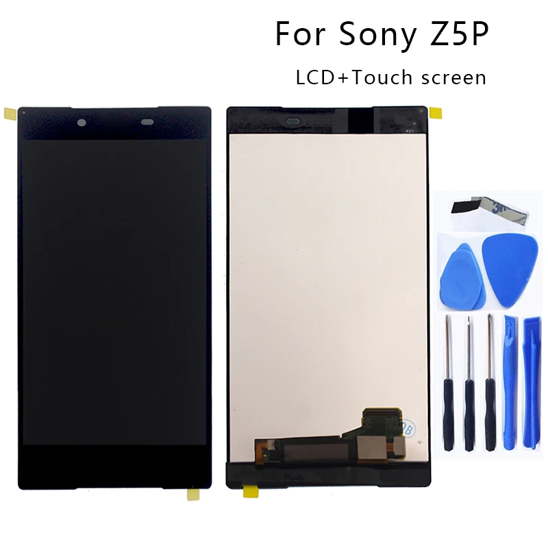 Сенсорный ЖК экран для SONY Xperia Z5 Premium 5 дюйма дигитайзер Sony Z5P PLUS E6853 E6883 рамка|Экраны