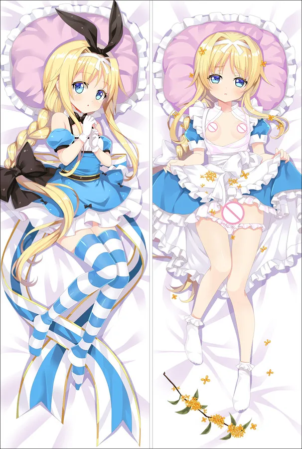MMF Sword Art Online Alternative Gun Gale персонажи Kirigaya Kazuto Kirito наволочка для подушки Asuna Dakimakura