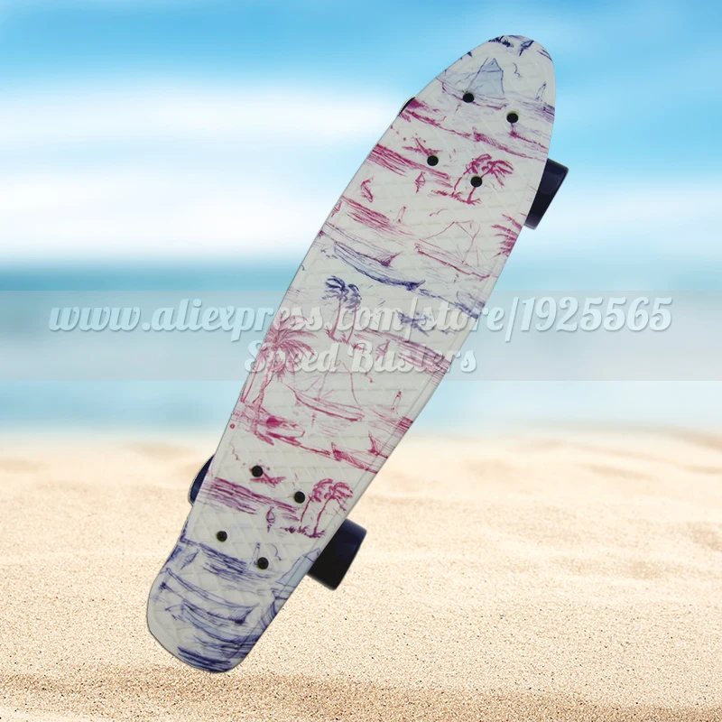 Скейтборд 22 дюйма Лонгборд Круизер скейт колеса в ретро стиле дюйма|board cruiser|long board