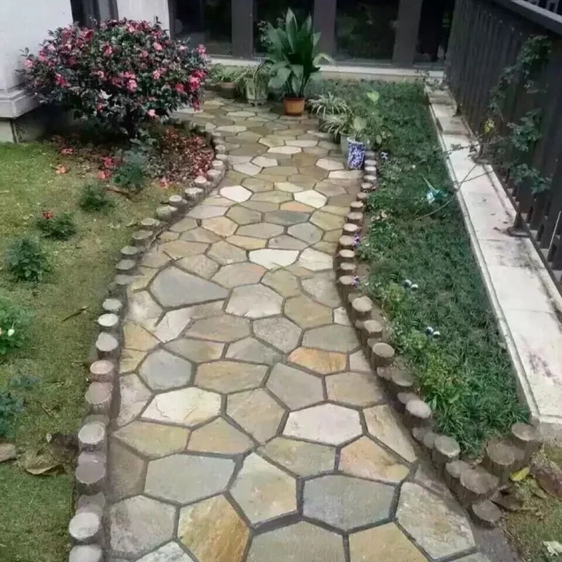 

1Pc Diy Garden Stone Road Walk Maker Mould Pavement Plastic Concrete Mold Manually Paving Cement Brick Patio Path Moldes