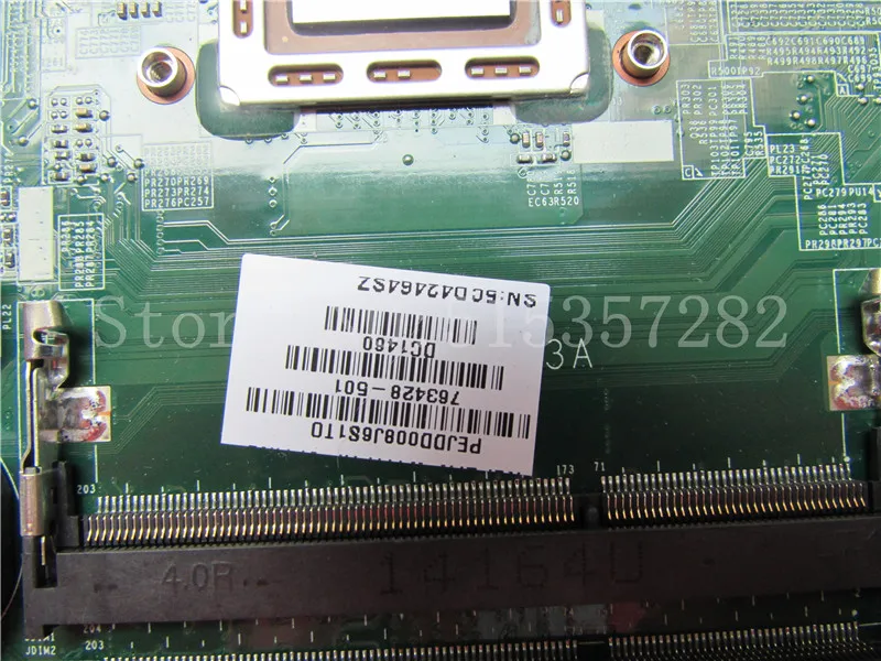 Материнская плата ноутбука 763428-501 для HP PAVILION 17-F серия системная notbook PC 260M/2GB A10-5745M