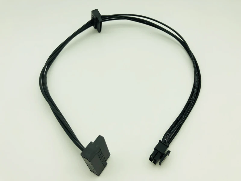 Новый 45 см мини 4 контактный поворотный 2 SATA кабель питания для материнской платы