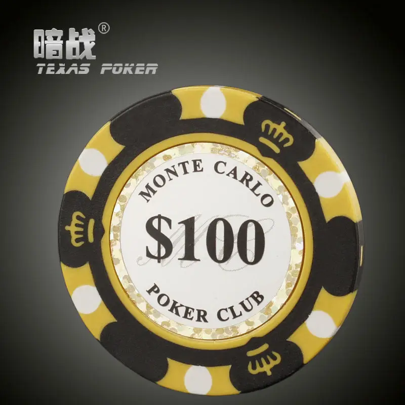 Высококачественные для игры в покер фишки 14 г глина/железо/АБС фишек Техасский