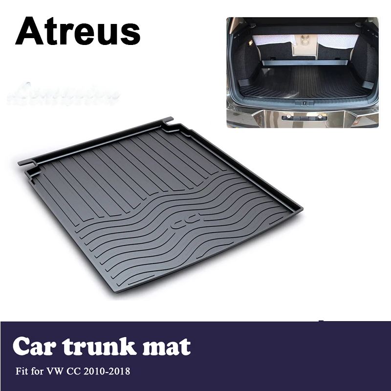 

Atreus грузовой напольный коврик для багажника автомобиля, поднос, коврик, защитное одеяло для VW CC 2010 2011 2012 2013 2014 2015 2016 2017 2018