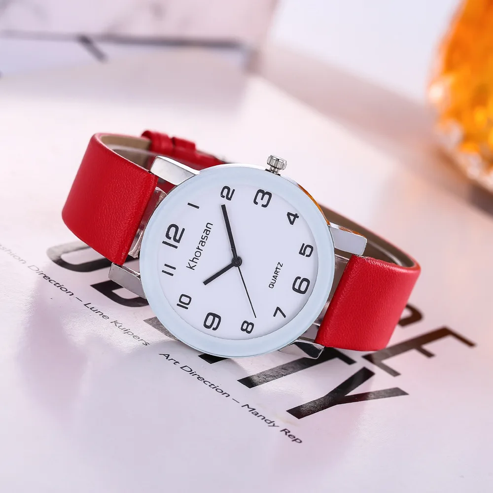 Женские часы модные роскошные дамы кварцевые наручные лучший бренд кожаным