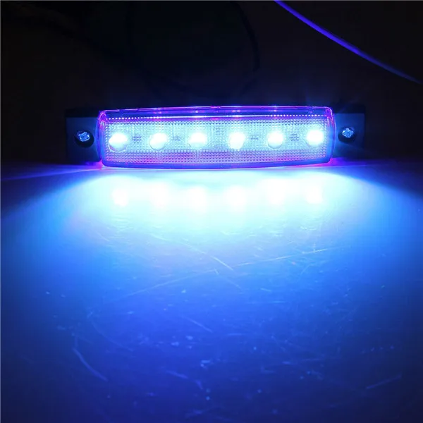 Совершенно новый 1 шт. 24 в 6 SMD СВЕТОДИОДНЫЙ автомобиль для автобуса грузовика