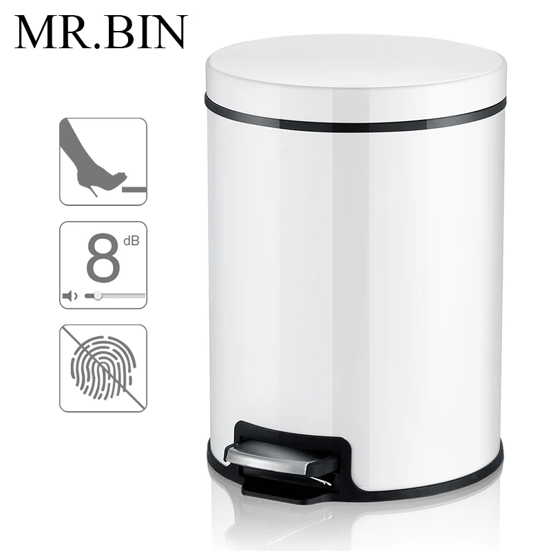 MR. BIN Macaron Plus мусорная корзина с емкостью 5л/8л/12л красочная Ножная Педаль