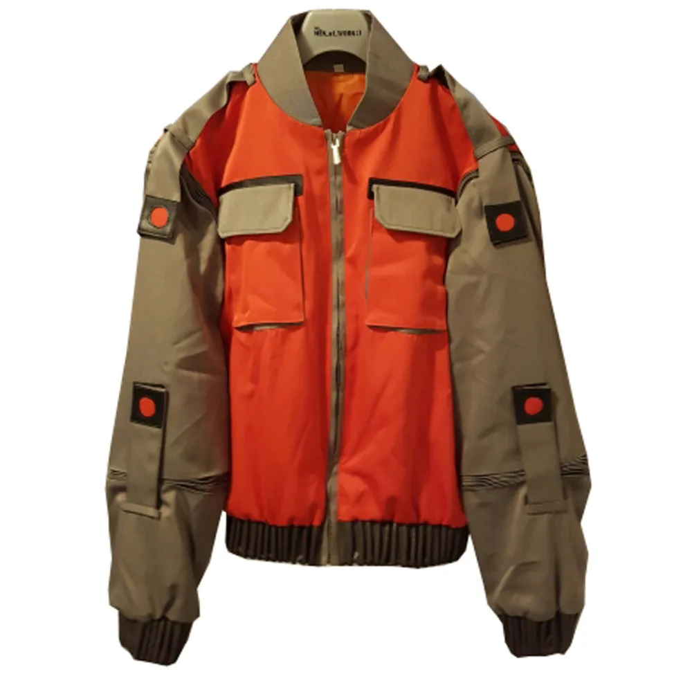 2017 Назад в будущее Марти жилет макфлая Косплэй костюм человек пальто Новая