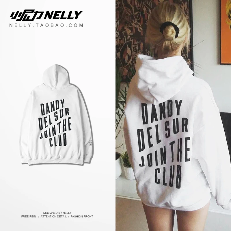 Nelly/Новинка 2019 года сезон осень зима 7 цветов толстовка с капюшоном Британский
