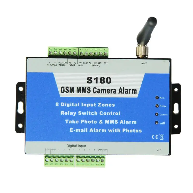 GSM MMS камеры контроллер S180 дистанционный переключатель PIR motion detector с IP тревогой sms