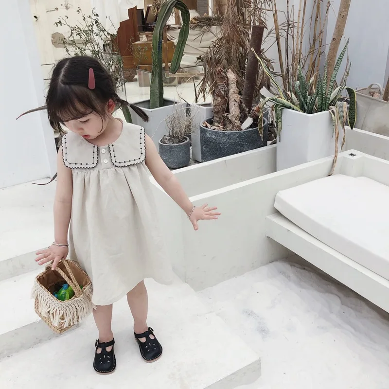 Cute kids dresses for girl party wear Pattern Sleeveless baby girls summer princess dress children tutu costume | Детская одежда и