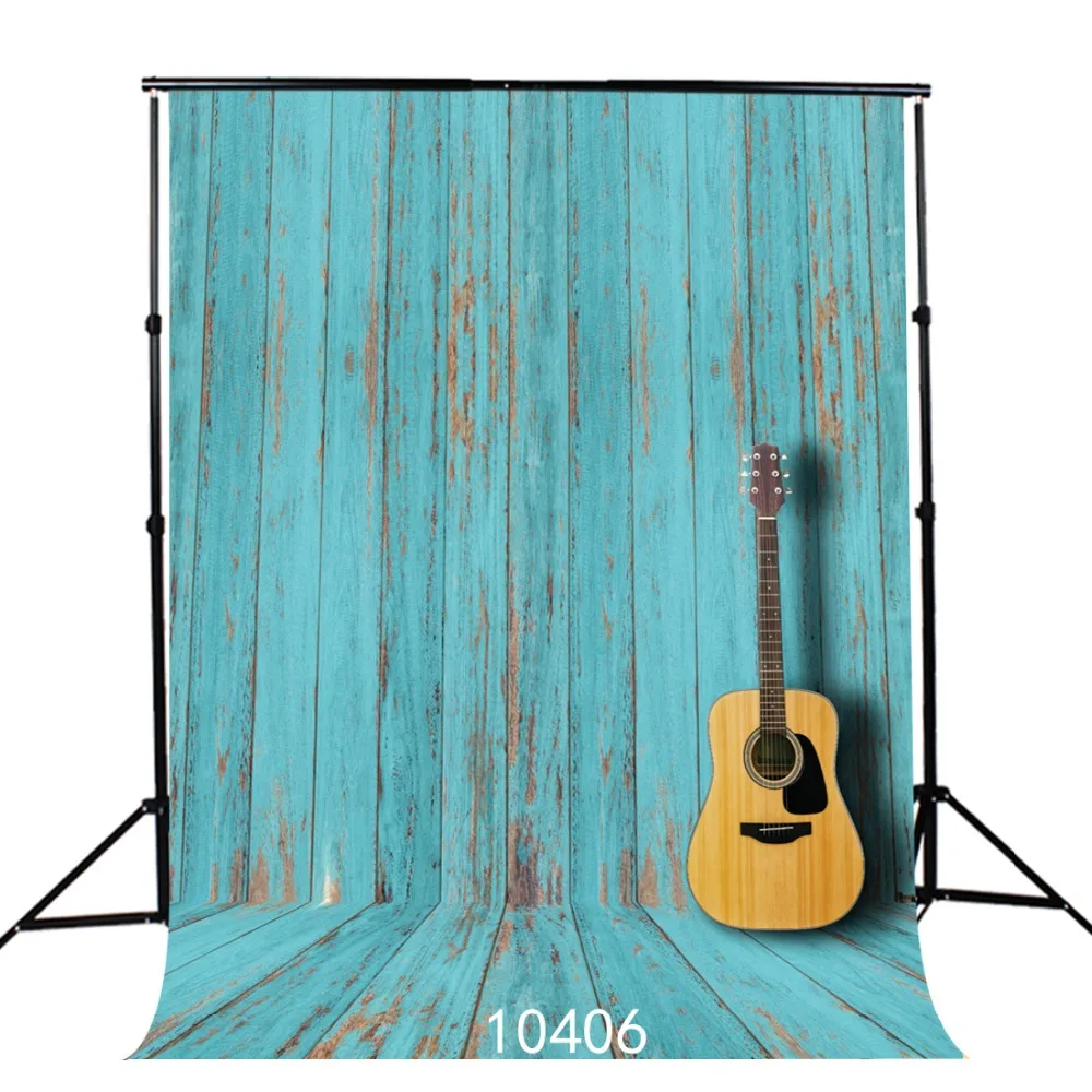 

Light Blue Board Guitar Photography Backdrops Vinyl Photo Background for Photo Studio Photographic Props Baby Newborn Photobooth