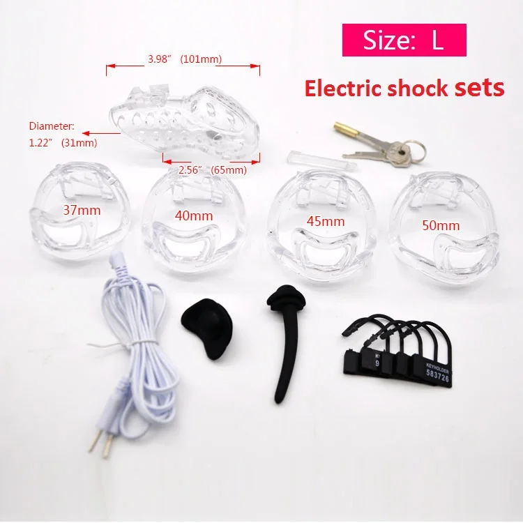 Новейший вентилируемый дизайн мужской ПК Электрический ударный клетка для