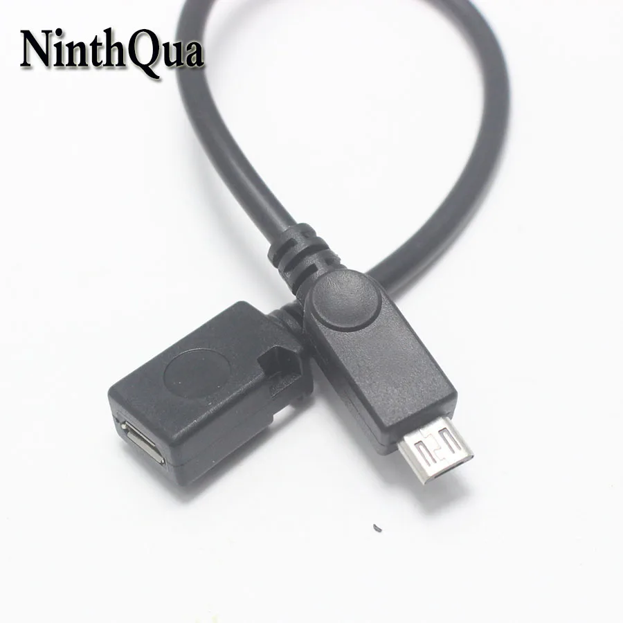 NinthQua 1 шт. высококачественный Micro USB Женский к Мужской Соединительный кабель